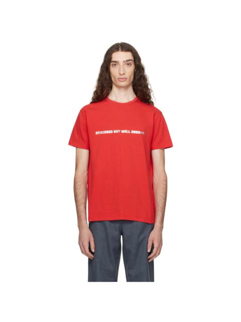 paloma wool Red 'Stress' T-shirt