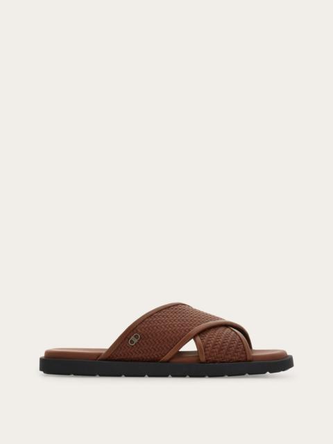 FERRAGAMO Gancini ornament sandal