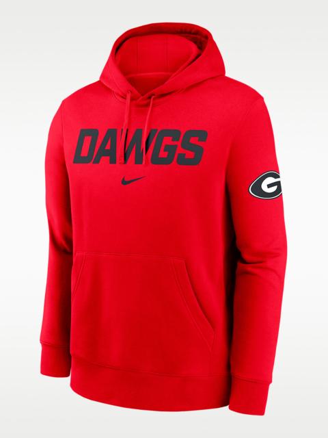 Nike Georgia Club 2-Hit Nickname Men's Nike College Pullover Hoodie
