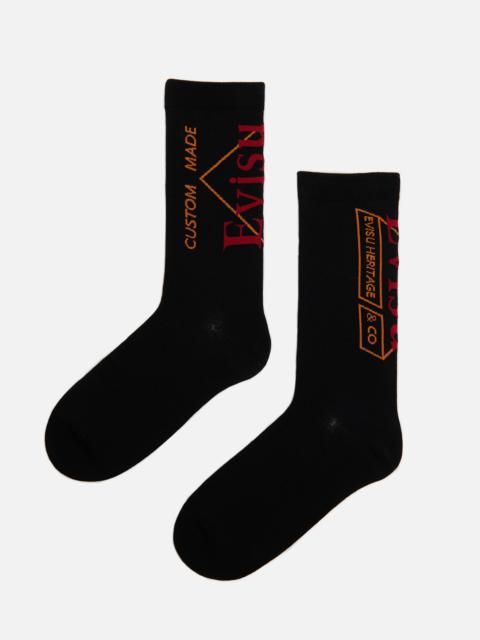 HERITAGE LOGO JACQUARD LONG SOCKS