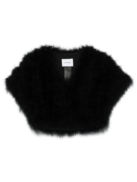 Yves Salomon feather jacket