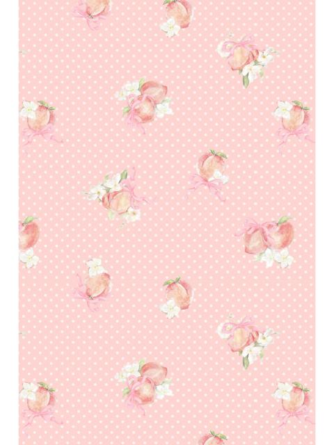 LoveShackFancy Peach Pom Pom Manuela Maxi Dress
