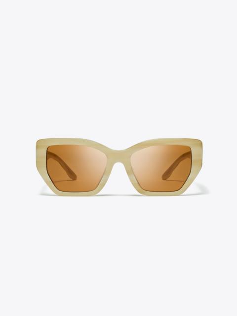 TORY BURCH Kira Oversized Geometric Sunglasses