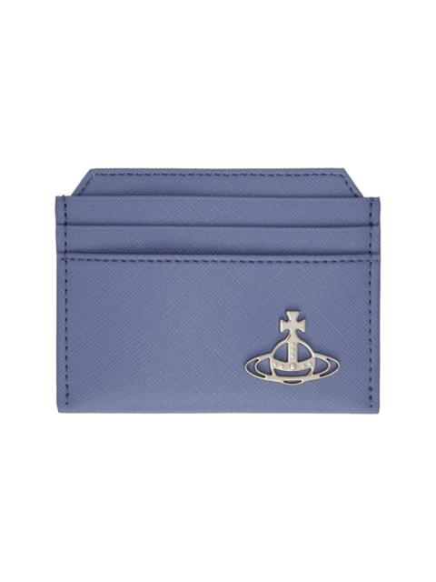 Vivienne Westwood Blue Slim Card Holder