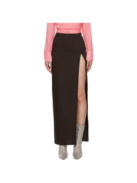 ioannes Brown Martine Midi Skirt