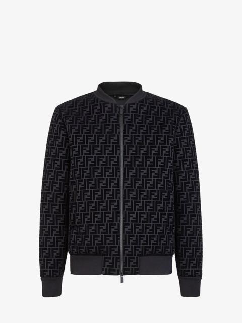 FENDI Black jersey jacket