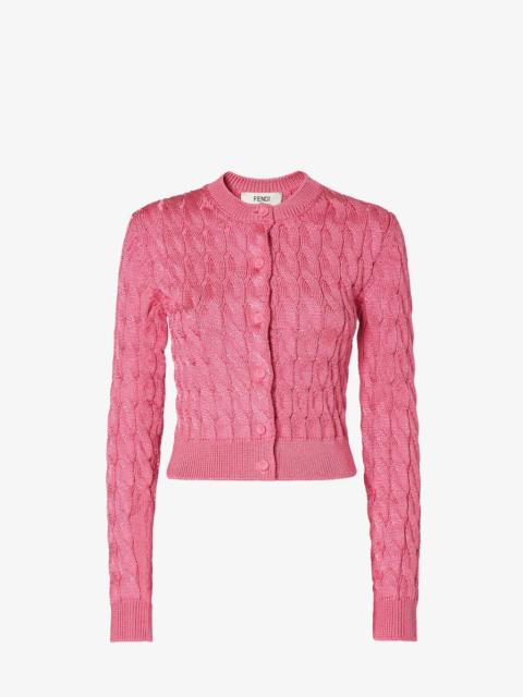 FENDI Cardigan Pink viscose cardigan