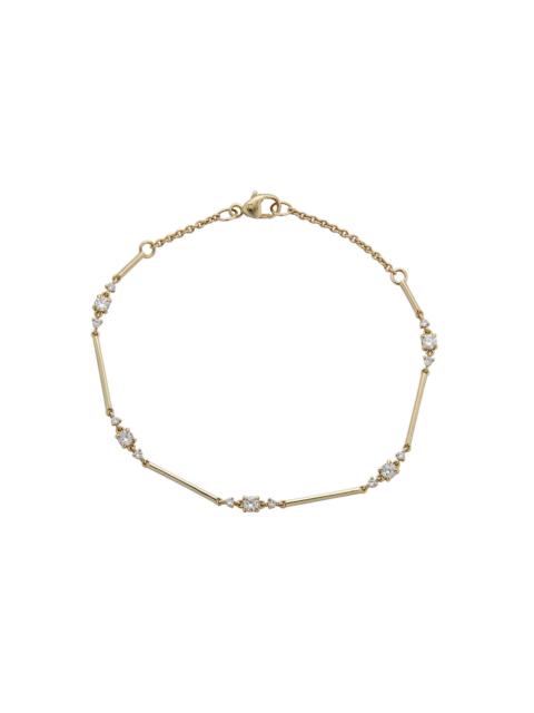STONE AND STRAND LAB Created Diamond Morse Code Bracelet