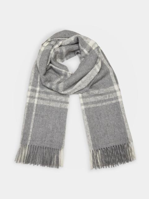 Max Mara Blocco Alpaca Fringe Scarf