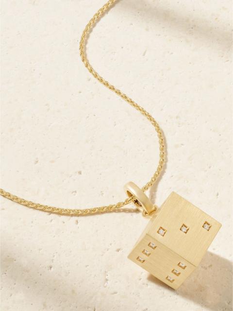 MARIE LICHTENBERG Dado 18-karat gold diamond necklace Gold