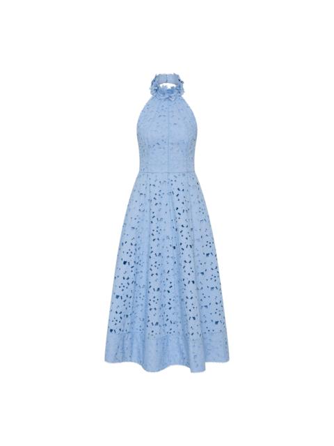 REBECCA VALLANCE Nuvola Halter Midi Dress