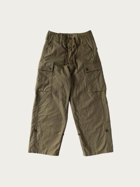 orSlow Wide Fit Cargo Pants - Army Green