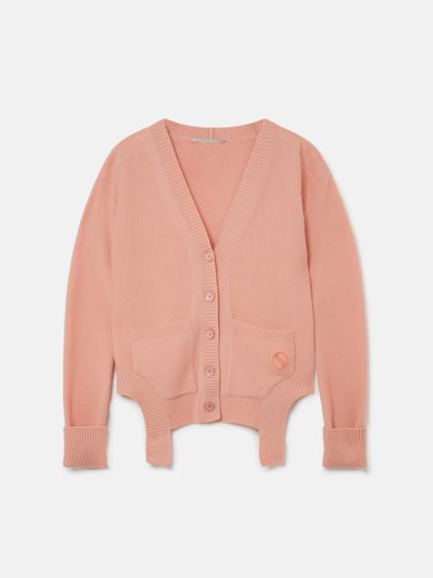 S-Wave Regenerated Cashmere Cardigan