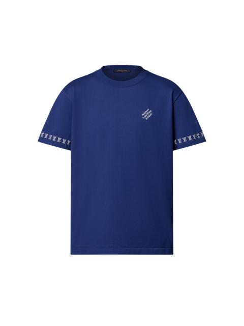 Louis Vuitton Signature Short-Sleeved Cotton Crewneck