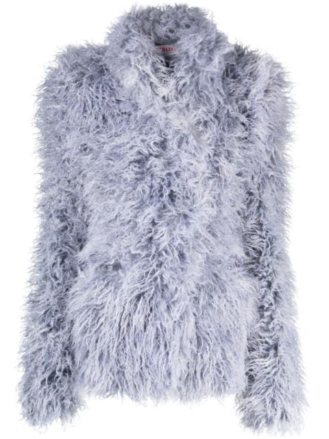 OTTOLINGER single-breasted faux-fur jacket