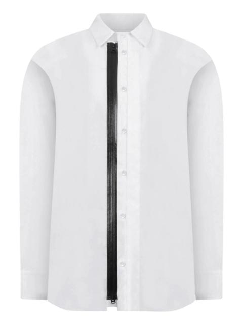 sacai ZIP SHIRT L/SL | WHITE