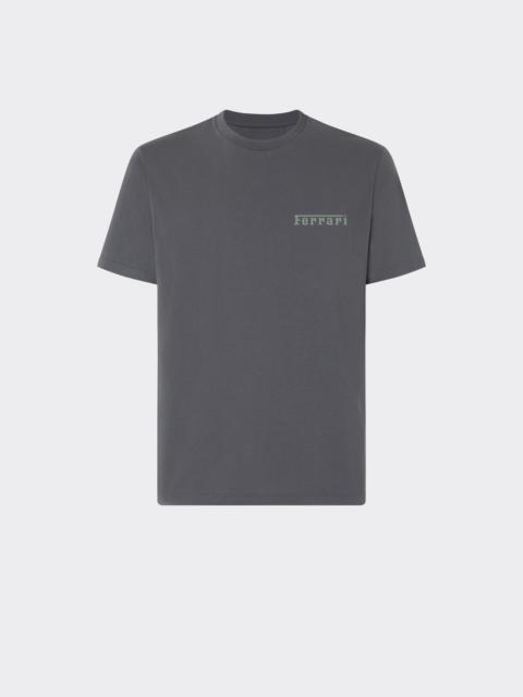 Ferrari Cotton T-shirt with Ferrari logo