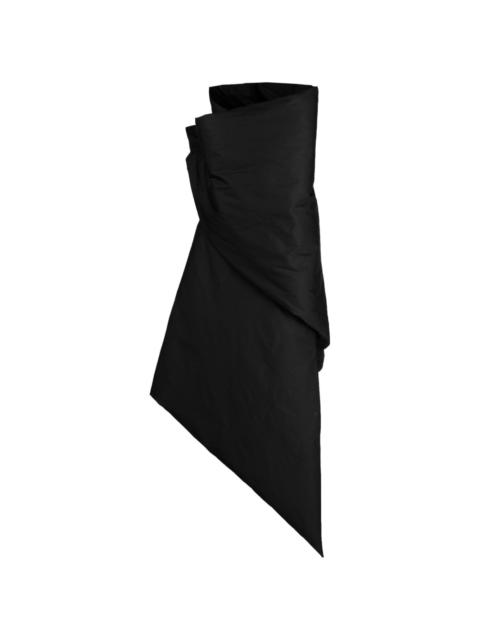 Rick Owens wrap-front puffer gilet