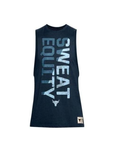 Under Armour Under Armour Project Rock Tank Top 'College Navy' 1357185-408