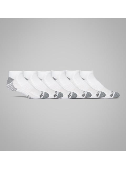 Columbia Men's No-Show With Pique Footbed Socks - 6 Pack