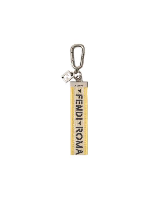 FENDI 1925 FF-logo charm keyring