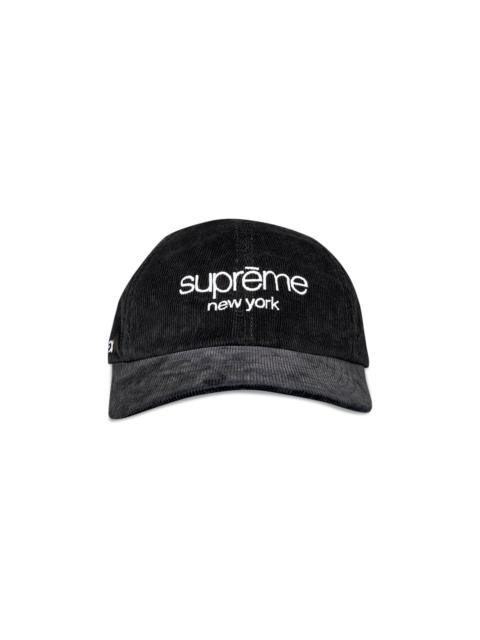 Supreme GORE-TEX Corduroy Classic Logo 6-Panel 'Black'