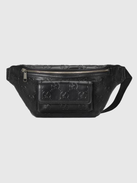 GUCCI GG embossed belt bag