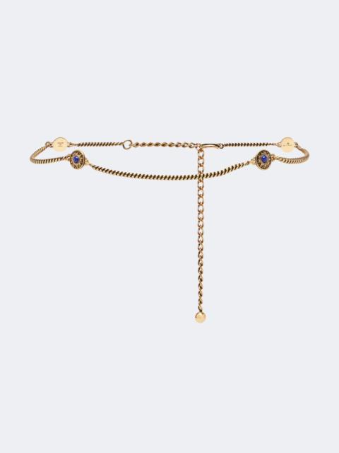 Etro Embellished chain belt