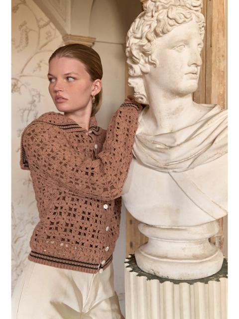 SHRIMPS Magic Cardigan - Tan/Black
