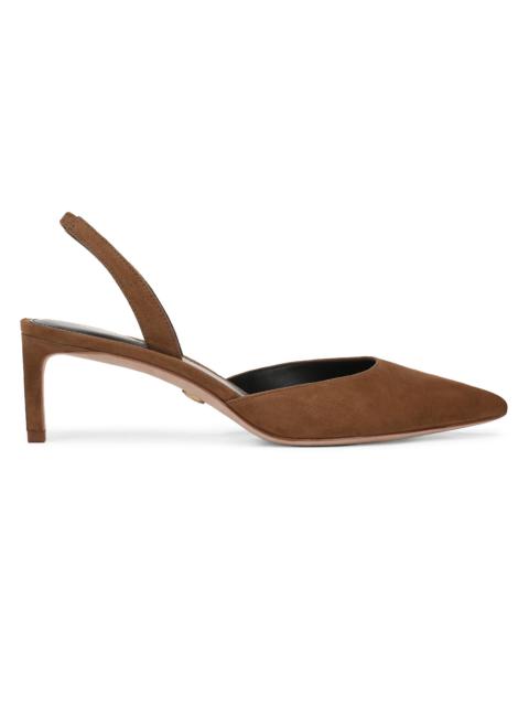 VERONICA BEARD Women's Caroline 50MM Suede Slingback Pumps - Hazelwood
