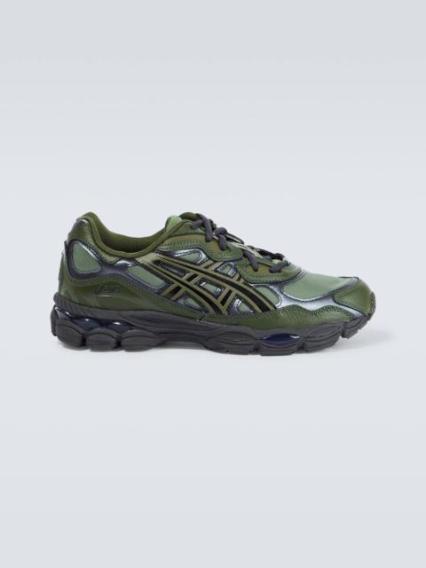Asics Gel-NYC leather and mesh sneakers