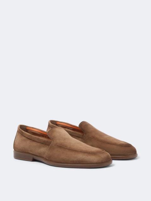 Santoni Suede loafers