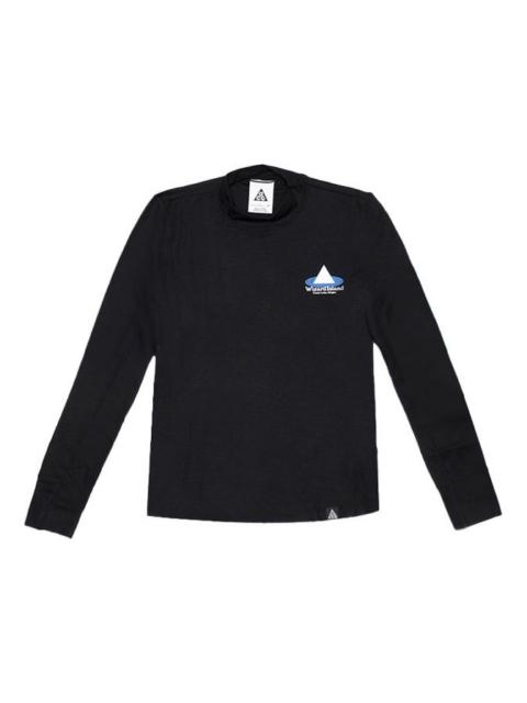 Nike Nike ACG Wizard Island Casual Sports Round Neck Printing Long Sleeves Pullover Black CZ6707-010