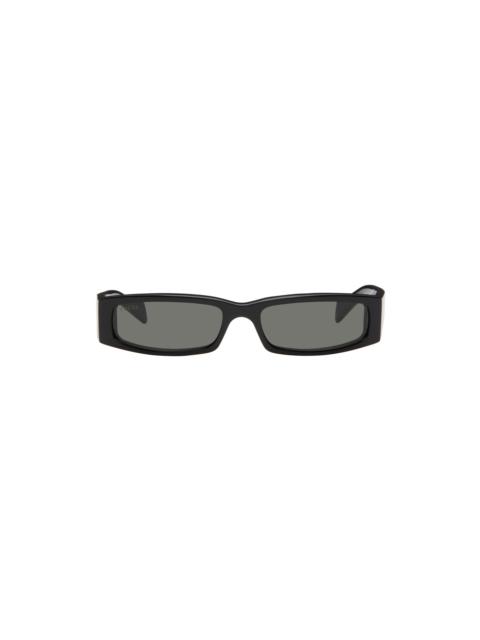 Black Rectangular Frame Sunglasses