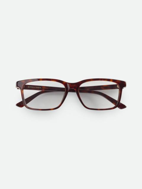Bottega Veneta BV1314O Classic Rectangular Eyeglasses