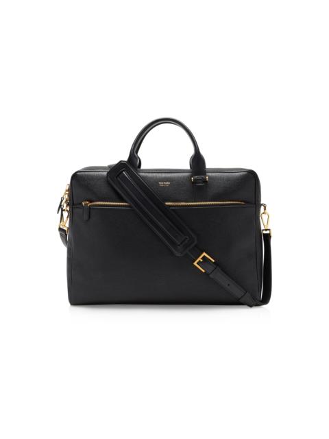 GRAIN LEATHER SLIM BRIEFCASE