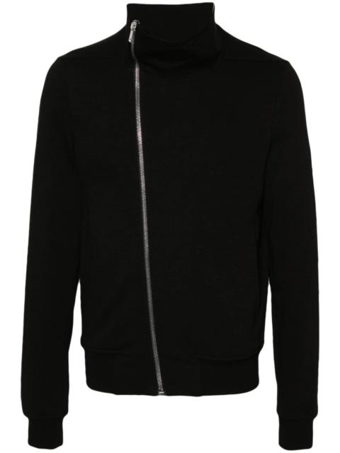 Rick Owens Bauhaus organic cotton zip-up sweatshirt