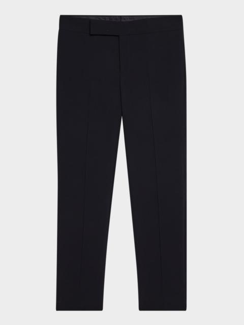 GIORGIO ARMANI Men's Flat-Front Creased Trousers