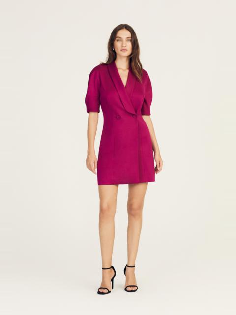 DEREK LAM 10 CROSBY DESIREE SHORT SLEEVE JACKET DRESS
