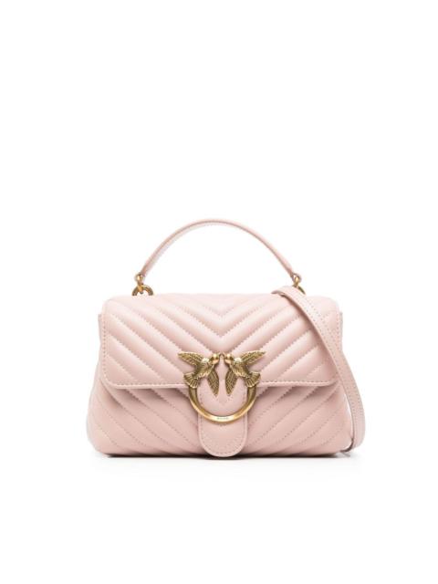 PINKO Love quilted top-handle bag