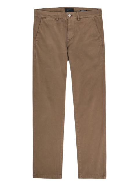7 For All Mankind mid-waist slim trousers