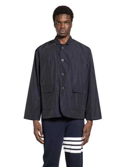 Thom Browne Packable Logo Print Jacket In