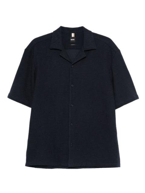BOSS short-sleeve revere shirt