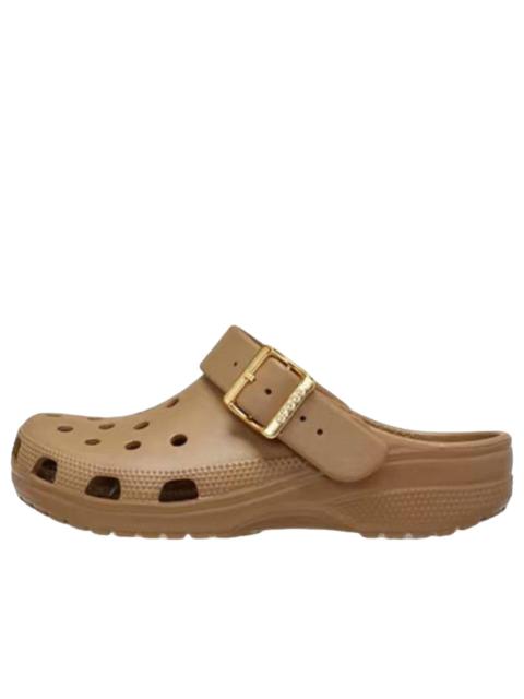 crocs Crocs Classic Clog Metallic Buckle 'Sepia' 213543-2EY