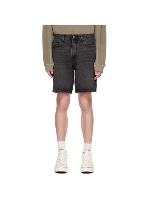 Black 468 Denim Shorts