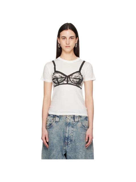 VAQUERA Off-White Bra T-shirt