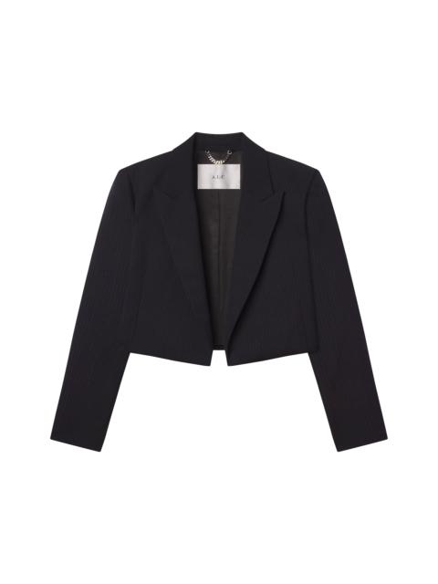 A.L.C. Cass Cropped Tailored Pinstripe Jacket