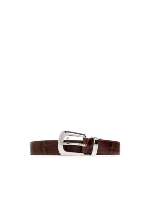 GESTUZ Gzsuva croc-effect leather belt