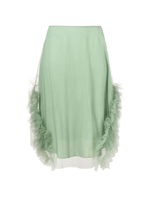 Molly Goddard Lionel ruffle-trim tulle skirt