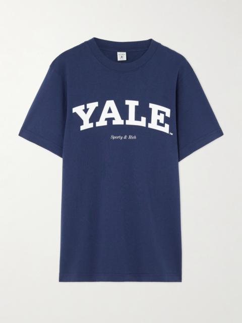 Sporty & Rich Yale Printed Cotton-jersey T-shirt